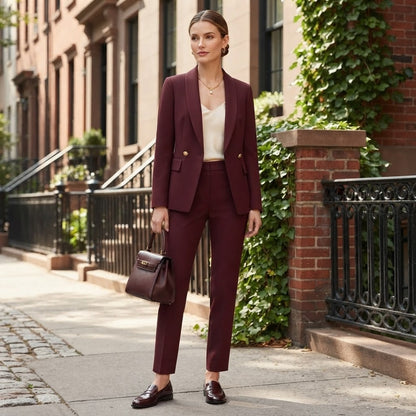 Annette | Women's Suit Blazer and Trousers Set