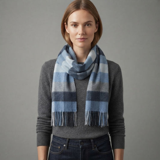 Checkered Scarf | Long Scarf for Women