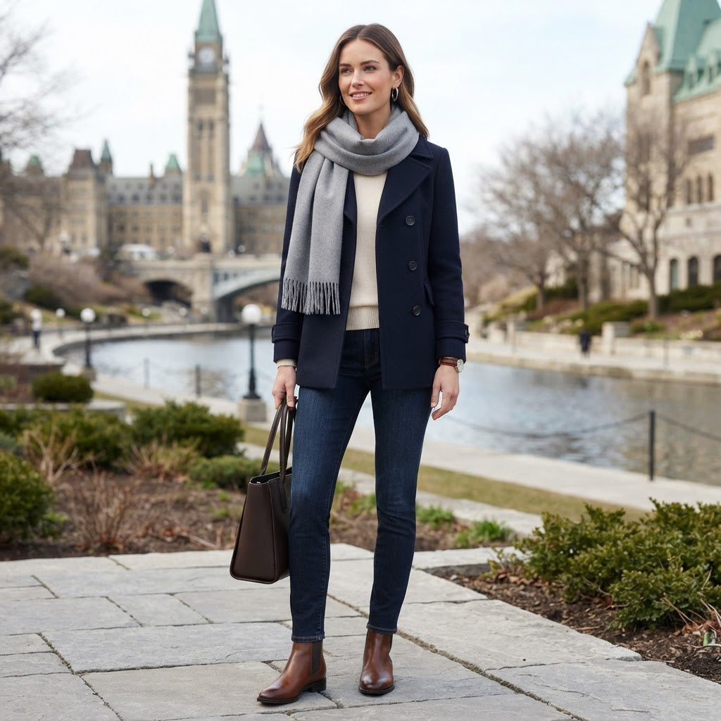 Fringe Long Scarf | Women Accessory