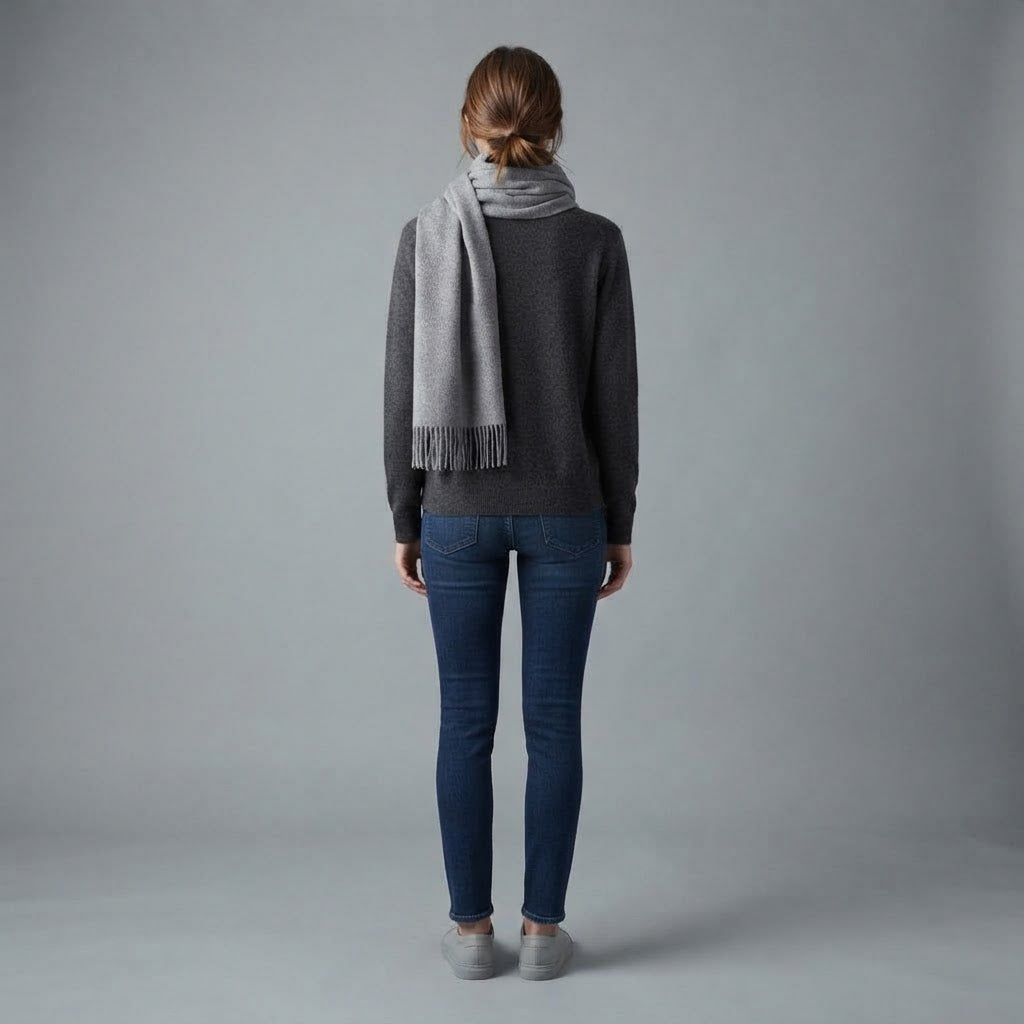 Fringe Long Scarf | Women Accessory