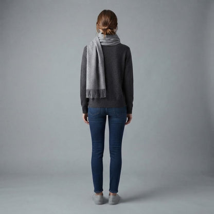 Fringe Long Scarf | Women Accessory