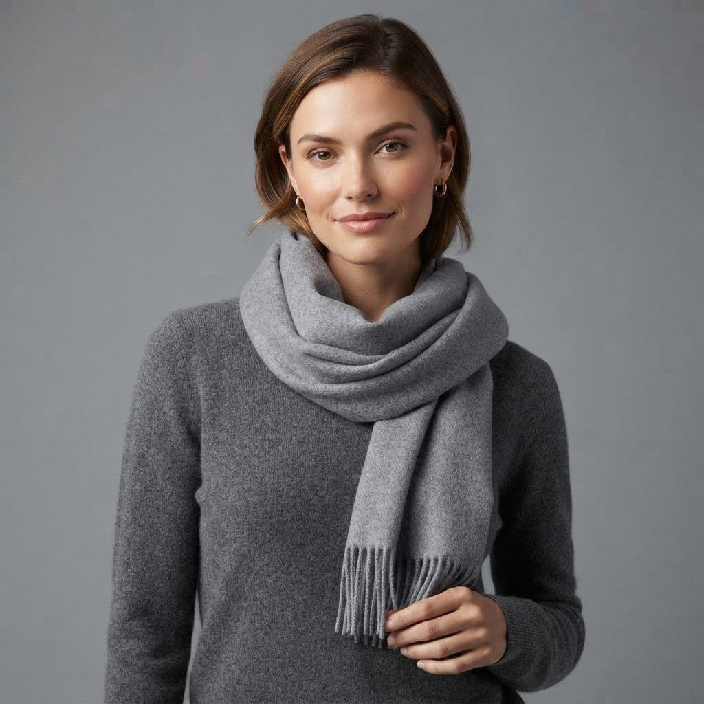 Fringe Long Scarf | Women Accessory
