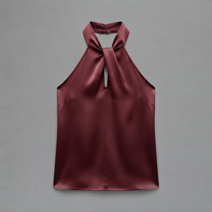 Halter Neck Blouse | Women's Tops