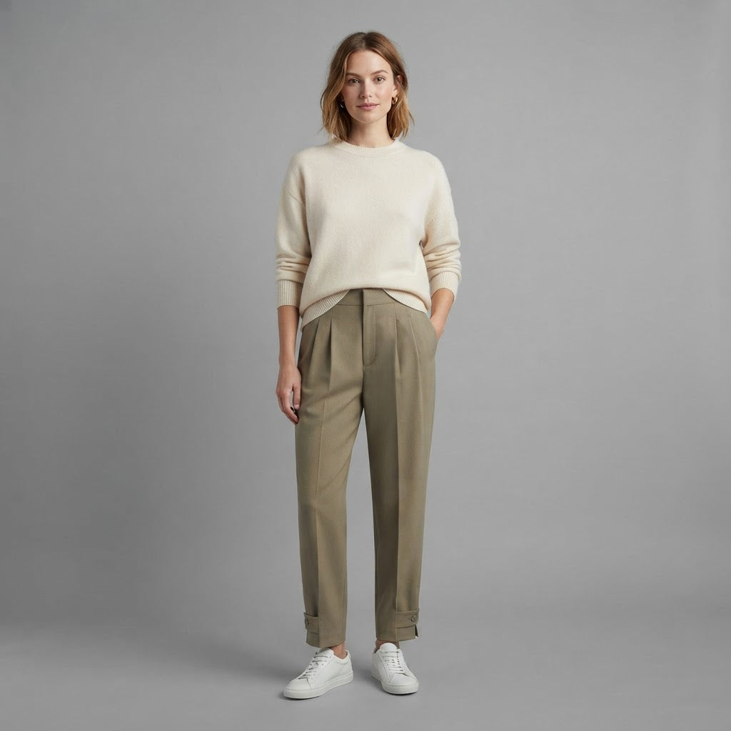 High-Waisted Trousers | Women's Trousers