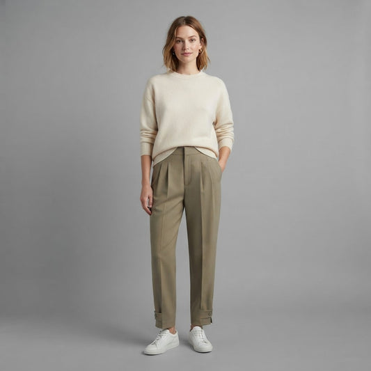 High-Waisted Trousers | Women's Trousers
