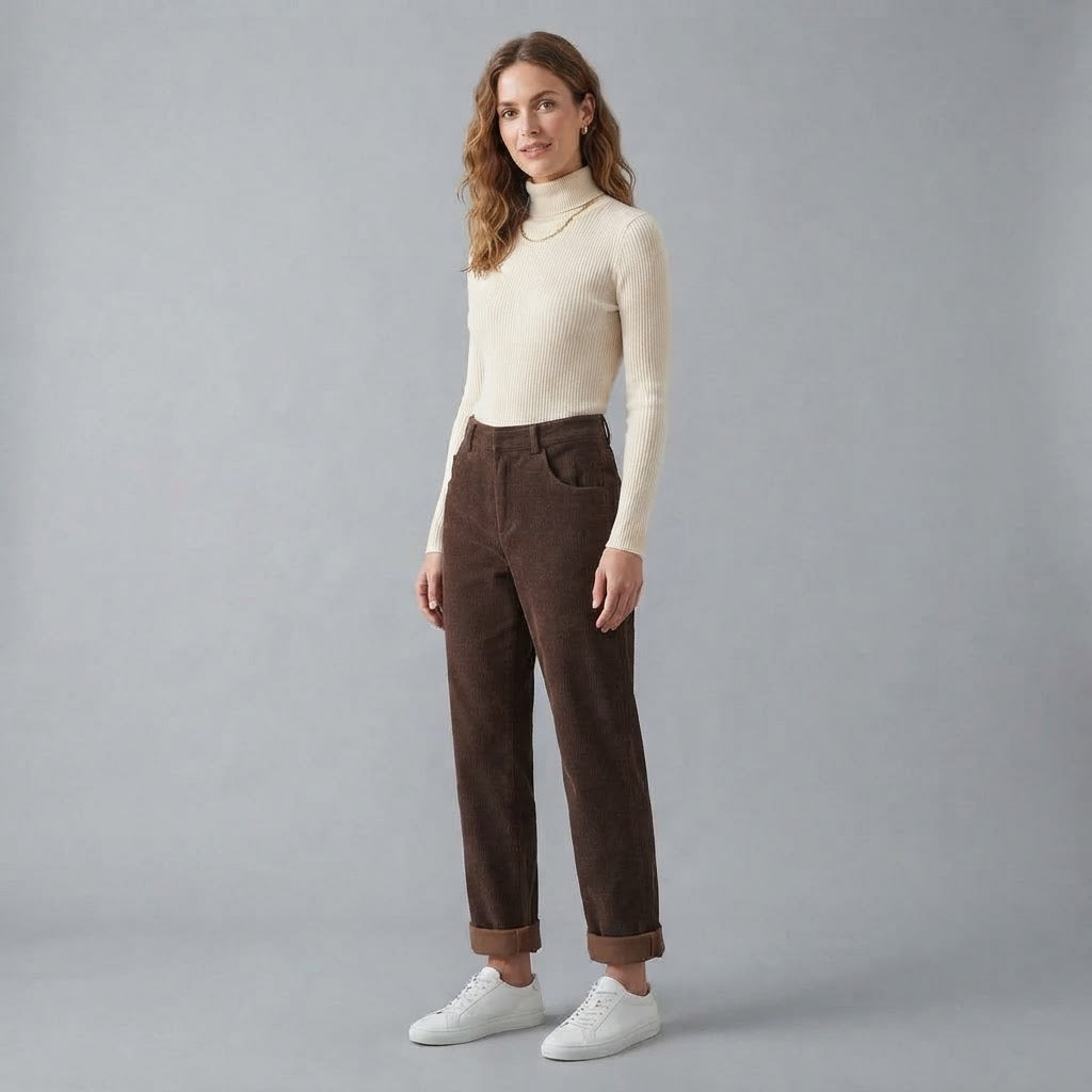High-Waisted Women's Trousers | Relaxed Fit Pants