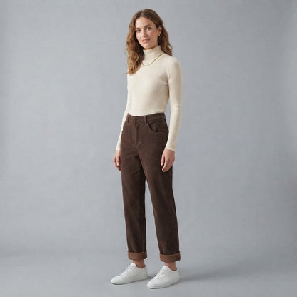 High-Waisted Women's Trousers | Relaxed Fit Pants