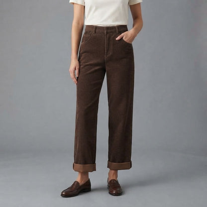 High-Waisted Women's Trousers | Relaxed Fit Pants