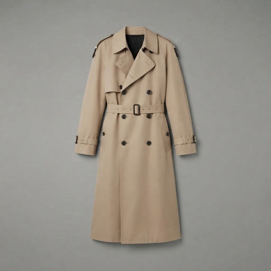 Trench Coat Women | Long Double-Breasted Stylish Outerwear