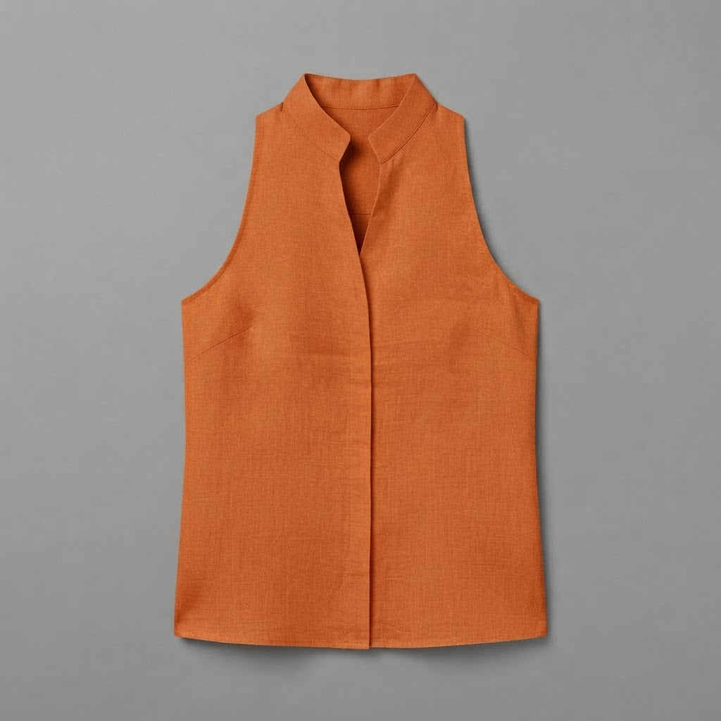 V-Notch Blouse | Women's Sleeveless Top