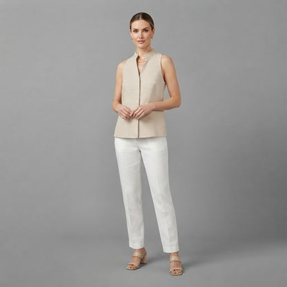 V-Notch Blouse | Women's Sleeveless Top