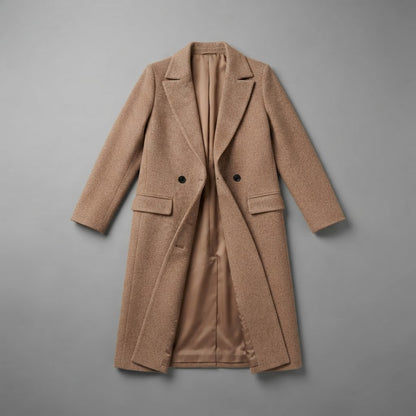Women's Blend Coat | Long Coat for Elegance