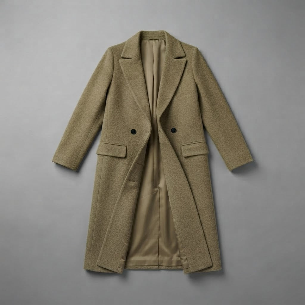 Women's Blend Coat | Long Coat for Elegance
