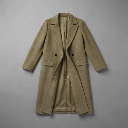 Women's Blend Coat | Long Coat for Elegance