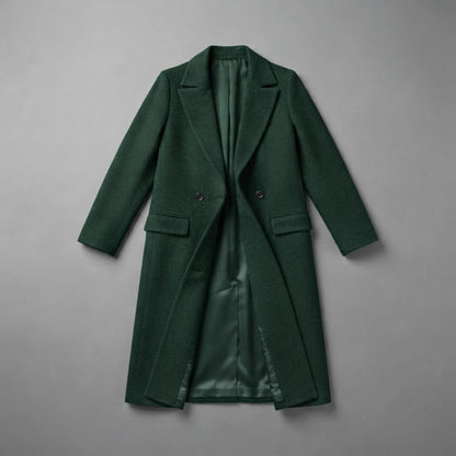 Women's Blend Coat | Long Coat for Elegance