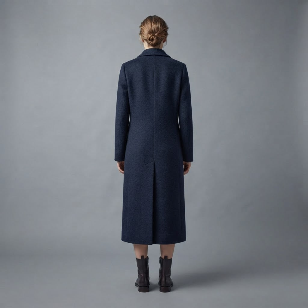 Women's Blend Coat | Long Coat for Elegance